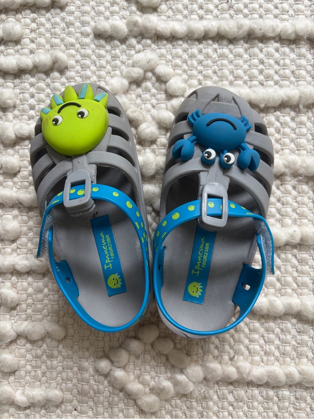 ipanema kids’ water sandal with sea creatures
